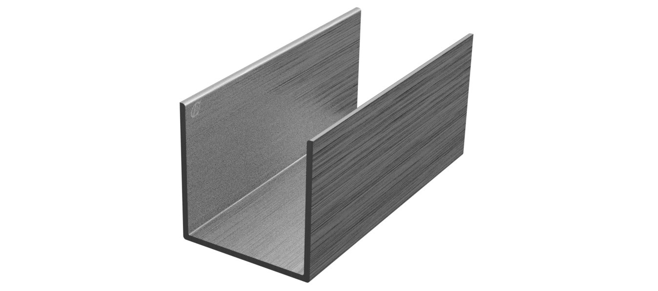 п-образный профиль алюминиевый 45x45x2