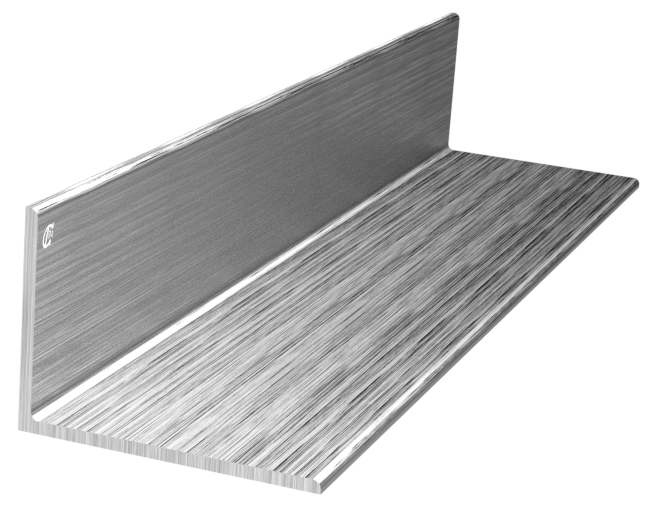 профиль алюминиевый L-образный 50x70x3x2x2